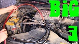 Jeep WJ Big 3 install