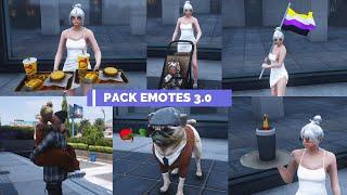 Dpemotes V2 | +1000 Animations | Gangsign | Props | Pet animation | script fivem