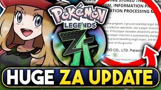 POKEMON NEWS! NEW LEGENDS Z-A DETAILS! UPDATED GAMEPLAY FEATURE PATENT & GEN 10 RUMORS!