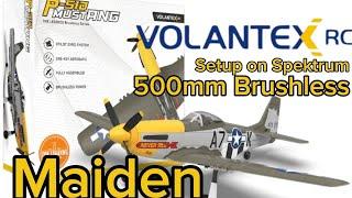 Volantex RC 500mm P51, Maiden, Spektrum connection