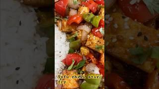 Tofu chili stir fry Recipe | Tofu chili Recipe | tofu recipe| #shorts #ytshorts #shortsvideo #tofu