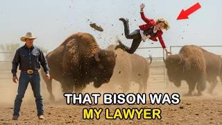 HOA Fined Me for My Fence — So I Let Bison Graze Right Beside Their Park