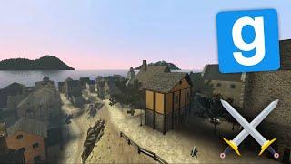 Garry's Mod Map Review: Volnograd - Medieval city with several districts