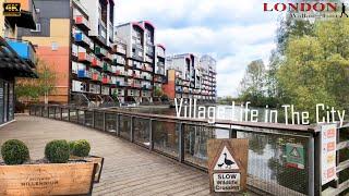 London Walking Tour | MILLENNIUM | VILLAGE LIFE IN THE CITY | London reopen 2021 | 4K ULTRA HD