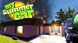 MY SUMMER SAUNA FIRE! WE SHOULDN'T HAVE LEFT THE SAUNA ON - My Summer Car Gameplay Highlights Ep 93