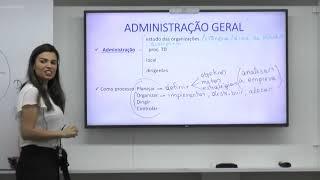 ADMNISTRAÇÃO ESQUEMATIZADA     Aula 01   Parte 1/4