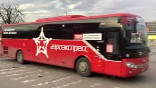 Поездка на автобусе 1185 от Аэропорта Домодедово до метро Домодедовская