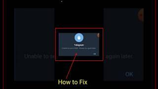 Telegram Unable to send sms please try again later login problem FIX #telegram #shorts #loginproblem