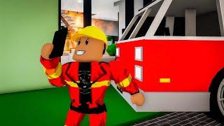 Пожарный СЛУЧАЙ в Брукхейвен РП Роблокс. Истории Brookhaven RP Roblox