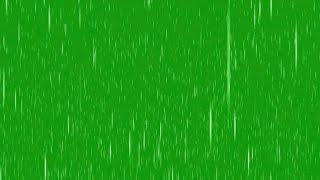 Raining green screen effect