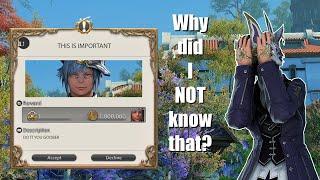 Things I wish I knew before starting FFXIV