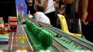 Lego train -  LGV V1 - tests & crash - St Rambert 2009