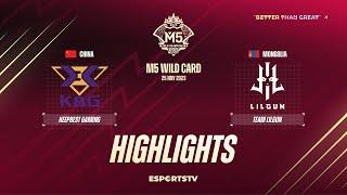 Keep Best Gaming vs Team Lilgun HIGHLIGHTS M5 World Championship Wild Card Stage | LIL vs KBG
