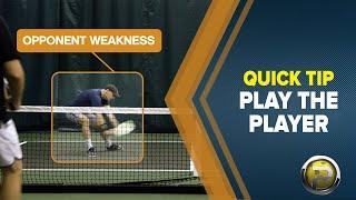 Pickleball Quick Tip - Play the Player with Lucy Kovalova