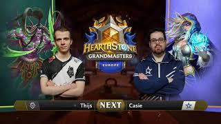 Thijs vs Casie - Semifinal - Hearthstone Grandmasters Europe 2020 Season 2 - Playoffs