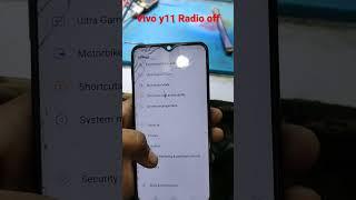 Vivo y 11 radio off no network problem fix