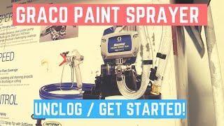 Graco Magnum Project Painter Plus: How to Unclog, Prime, and Start Spraying!