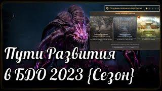 Black Desert / BD: Пути Развития в БДО 2023 год {Сезон} (Для Новых и Бывалых Игроков)