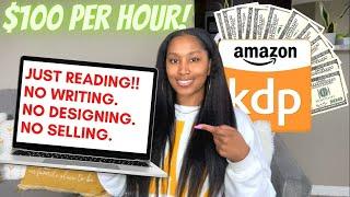 Website Paying $100 Per Hour For Reading Amazon KDP Books -Make Money Online 2022 - WFH Side Hustles