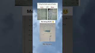 Me doing maths 