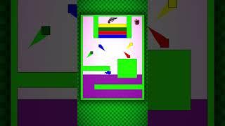 Square Race🟥🟦🟩🟨 #squarerace  #squareracegame #satisfying