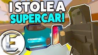 I STOLE A $1000000 SUPERCAR! - Unturned Thief Roleplay (Sneaked In Just Take The Keys)