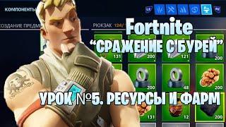 РУКОВОДСТВО по #Fortnite PVE: Ресурсы и где их фармить