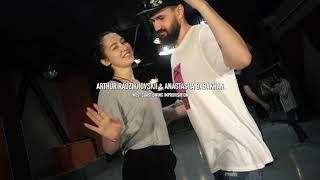 Artur Radzikhovskii& Anastasiia Babakhan Practice at the Lisoborie Dance School