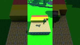Minecraft: How to make a Rainbow Wave! #shorts #minecraftshorts