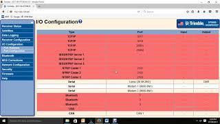 RTK SPS 855 Configuration as Base Station