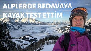 Alplerde bedavaya kayak test ettim