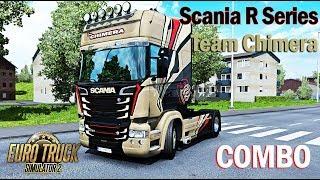 ETS2 1.34 | COMBO SKIN SCANIA R Series Chimera Euro Truck Simulator 2