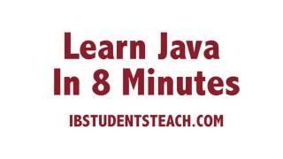 Learn Java Basics Simply in 8 Minutes [JAVA TUTORIAL]