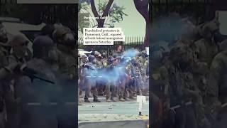 Immigration Agents Clash With Protesters in Los Angeles County