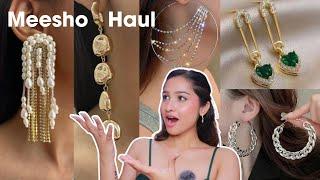 Meesho Jewellery Haul | party-wear, Wedding jewellery, Earrings  etc