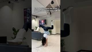 Whoever can do a handstand, try this and tag me!!  #fypシ゚  #gymnast #challenge #travel #viral