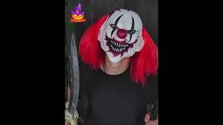 Scary Clown Latex Mask - Halloween Costume Party Prop