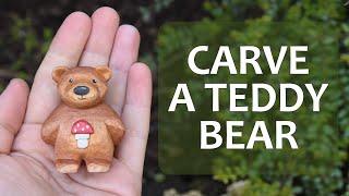 Carve a Bear out of Wood | Easy Whittling Project