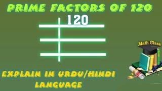 Prime Factors of 120 - Prime Factorization