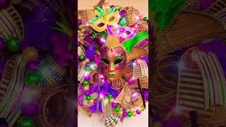 Mardi Gras is Coming, Join in on the Second Line #crafts #wreaths #order