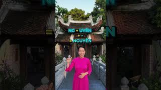 NGUYEN - How to Pronounce Vietnam's Most Popular Name. #vietnamese #learnvietnamese #vietnam
