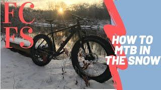 How To MTB in the Snow!  Its a FoCo SNOWshow!!!