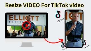 How To Resize Video For TikTok For FREE With A Single Click!