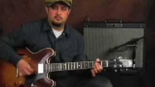 Beginner guitar rock power chord rhythms AC DC classic style