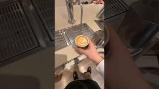 Watch me make a Perfect Flat White  #shorts