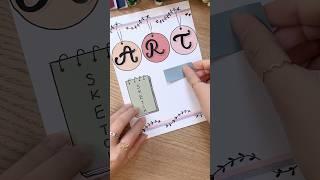 SUPER PRETTY Front Page Idea for ART Project   | Creative & Easy Designs