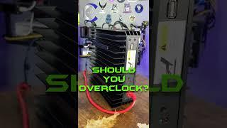  Should you Overclock the IceRiver Ks0 Ultra Kaspa ASIC? #asics #cryptocurrency #kaspa