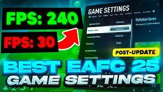 FC 25 PC SETTINGS GUIDE! POST UPDATE! (BOOST YOUR FPS!)