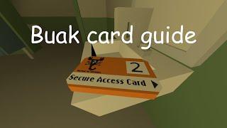 Unturned Buak card guide