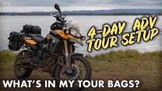 What to take on adventure tour - adventure riding Australia